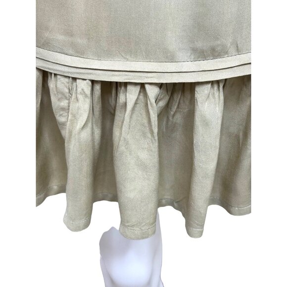 Boheme Skemo Daydream Mini Dress S White Yellow Green Embroidered Beads Tassels - Picture 15 of 16